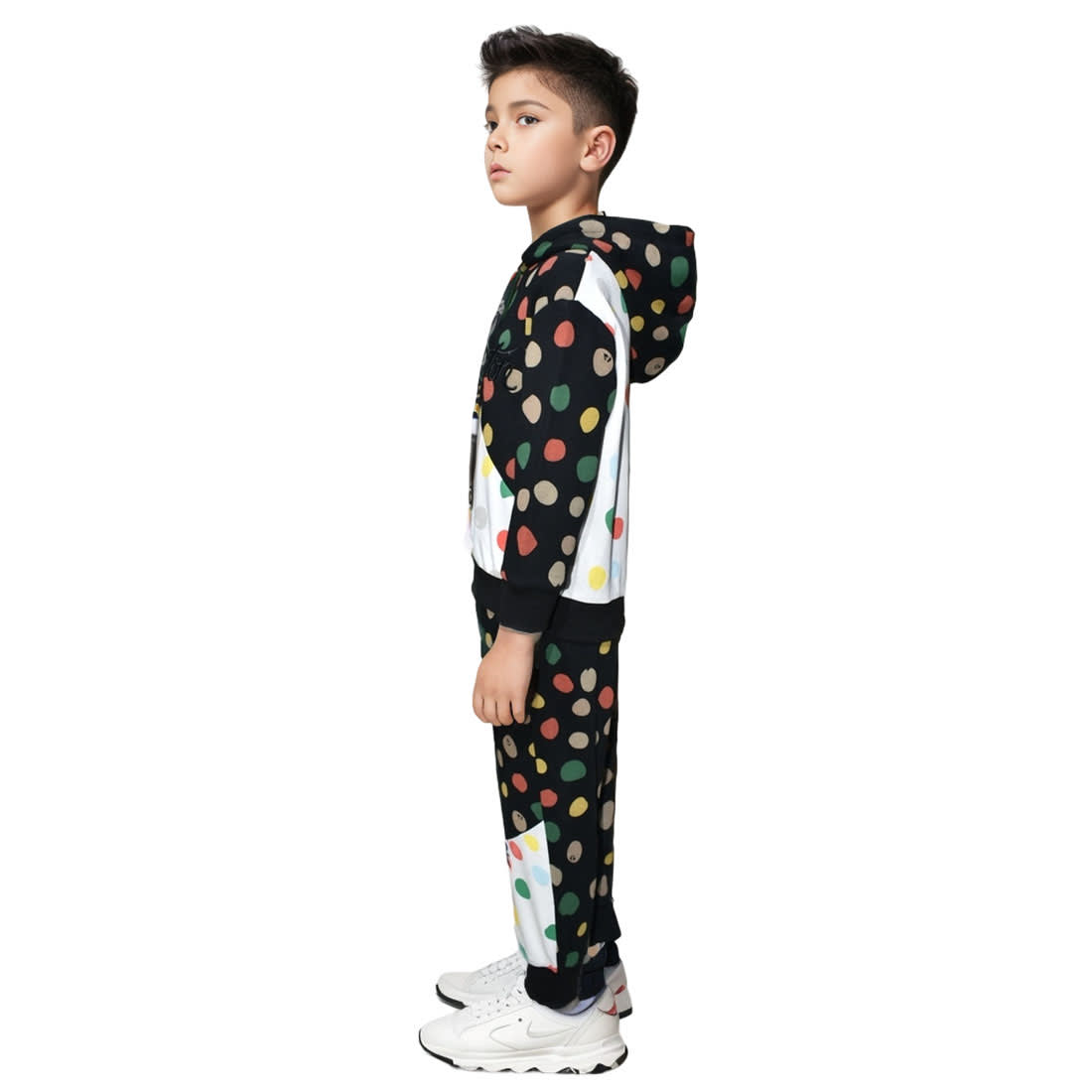 Louis Vuitton Blue & Black Premium Kids Co-ord Set-2