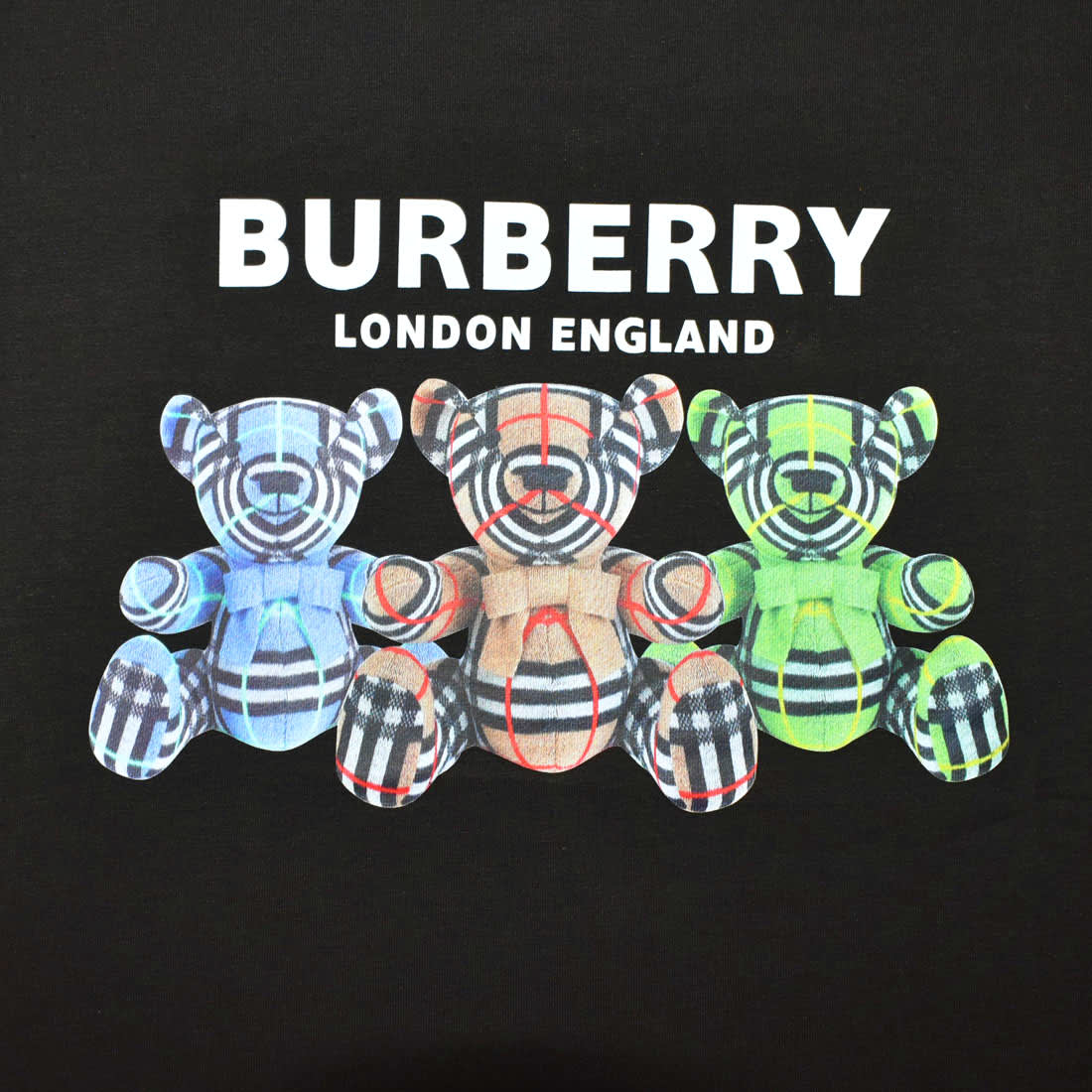 Burberry Black Teddy-bear Print Premium Kids Co-ord Set-3
