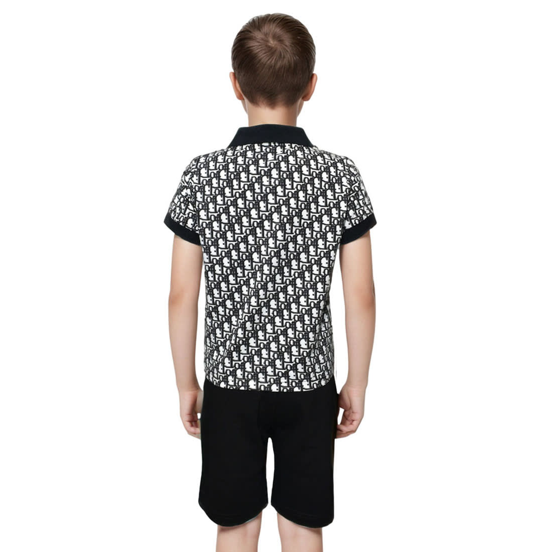 Dior Black & White Premium Quality Kids Co-ord Set-1