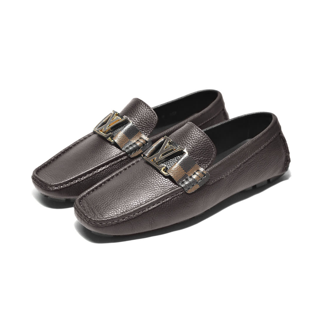 Louis Vuitton Brown Premium Quality Loafers-0