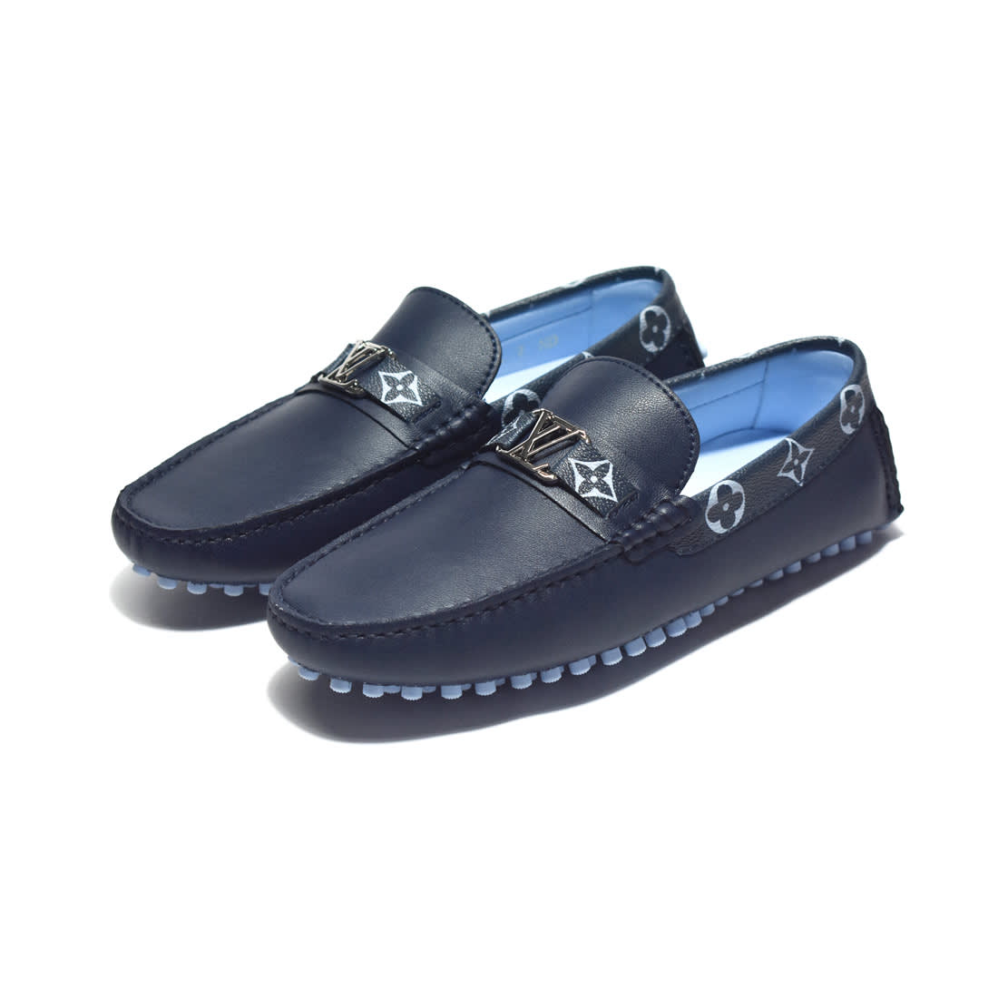 Louis Vuitton Blue Premium Quality Loafers-0