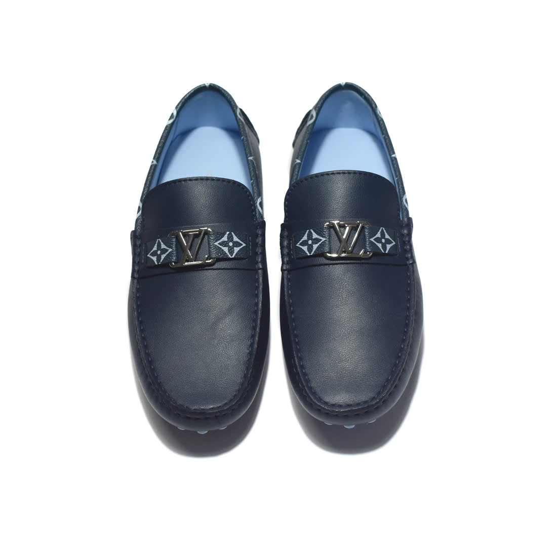 Louis Vuitton Blue Premium Quality Loafers-3