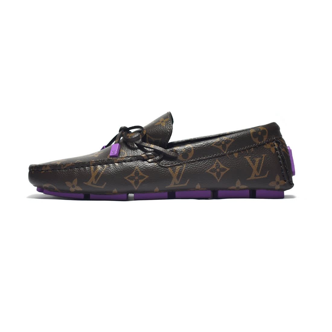 Louis Vuitton Brown Driver Moccasin Loafers-1