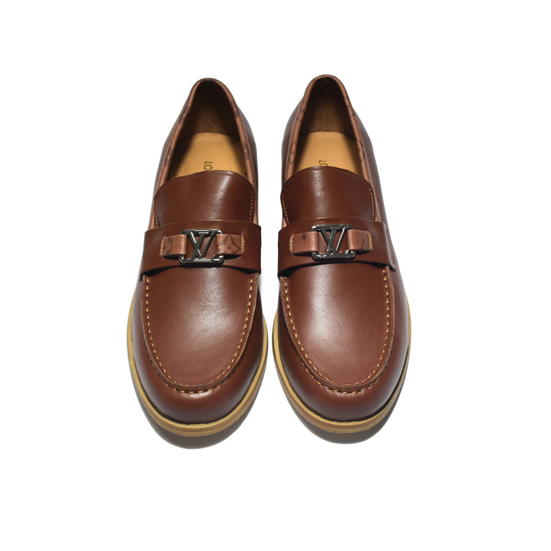 Louis Vuitton Brown Premium Quality Loafers-3