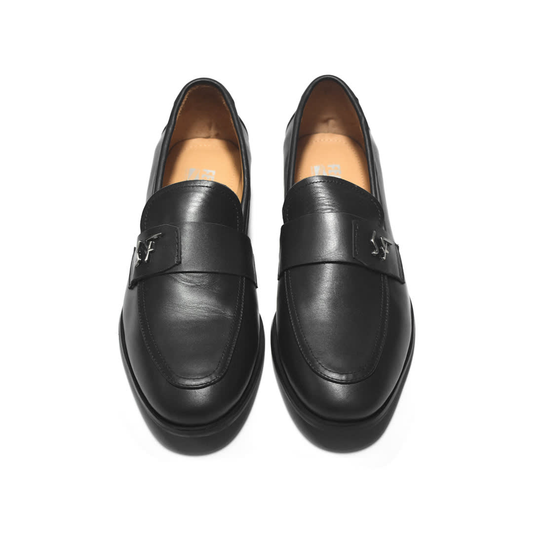 Salvatore Ferragamo Black Premium Quality Loafers-3