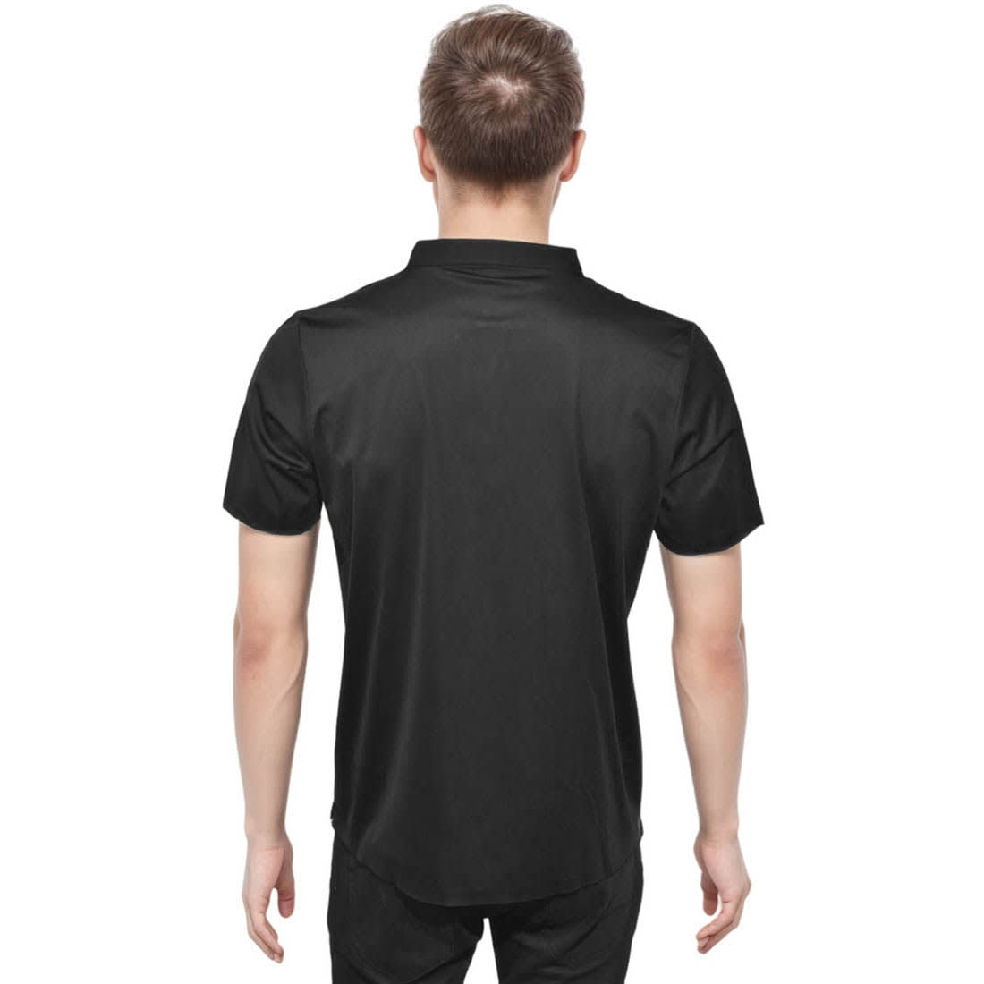 Fendi Black Premium Quality Polo Tees-1