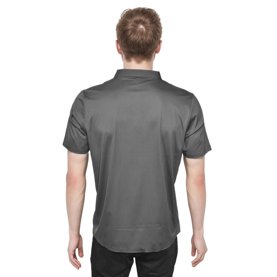 Fendi Dark Grey Premium Quality Polo Tees-1