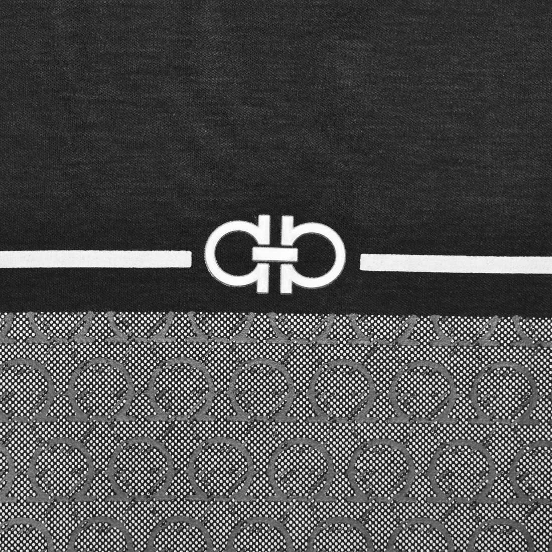 Salvatore Ferragamo Black Premium Luxury Polo T-shirt-3
