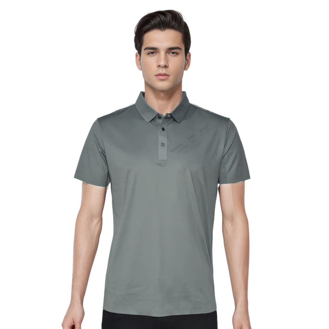 Giorgio Armani Green Premium Quality Polo Tees-0
