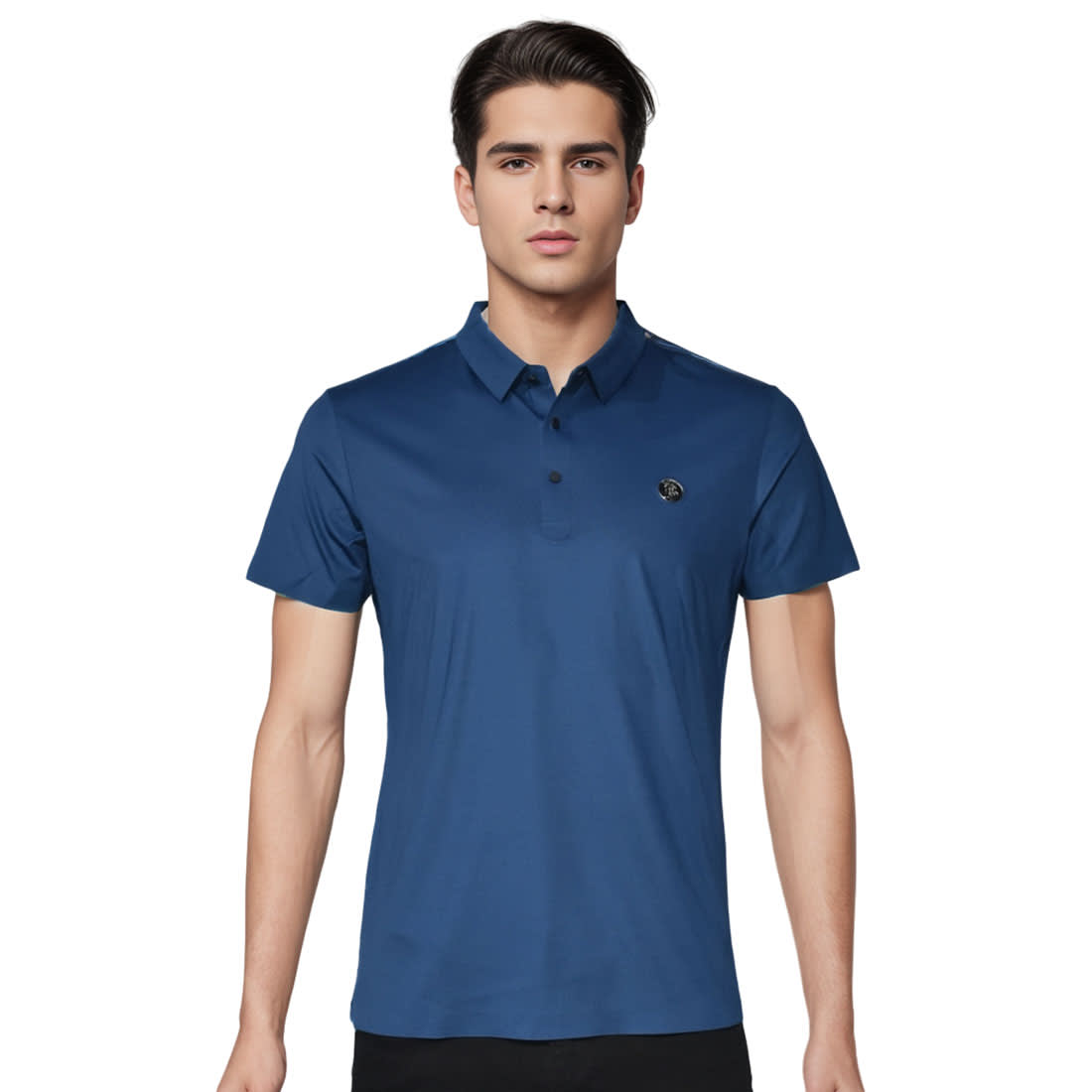 Burberry Blue Premium Quality Polo Tees-0