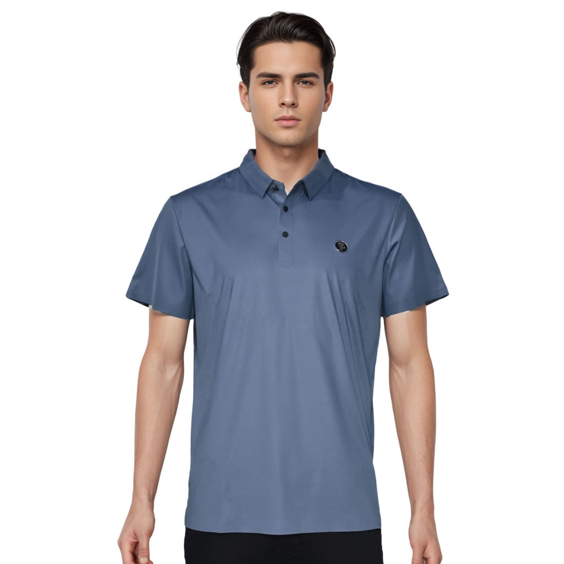 Burberry Light Blue Premium Quality Polo Tees-0