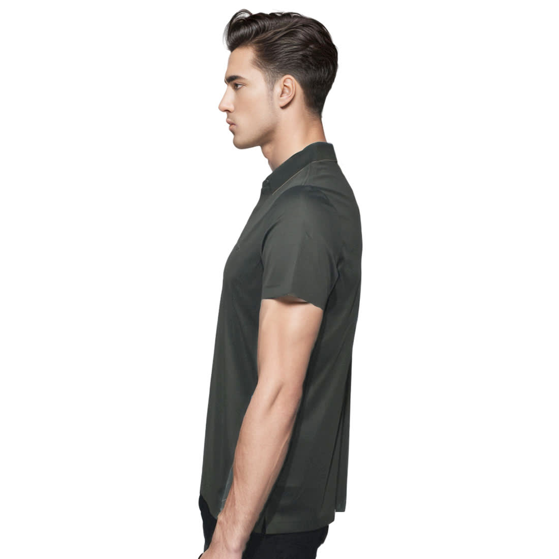 Dior Dark Green Premium Quality Polo Tees-2