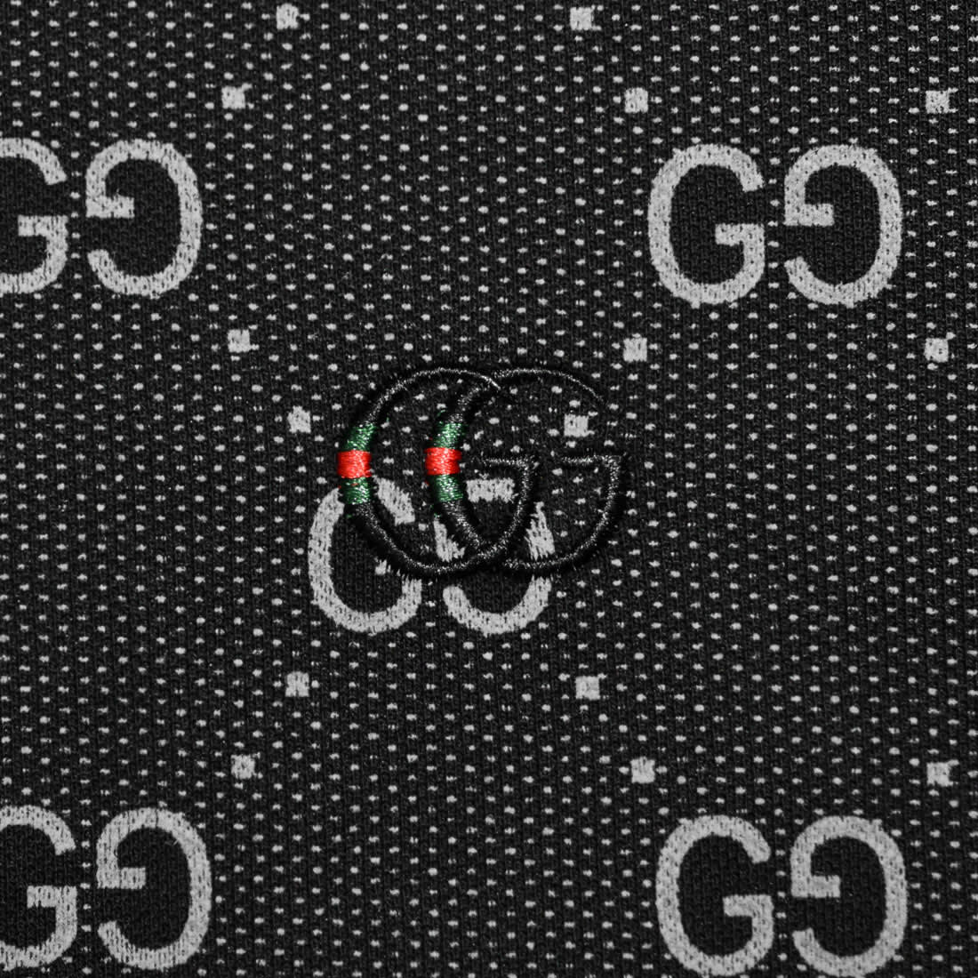 Gucci Black Premium Quality Polo Tees-4