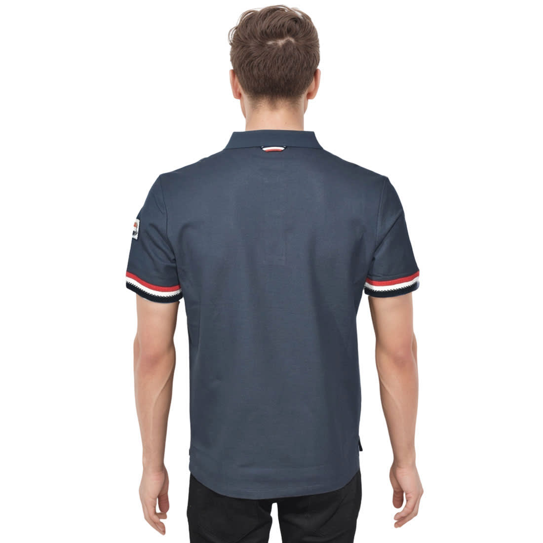 Moncler Blue Premium Quality Polo T-shirt-1