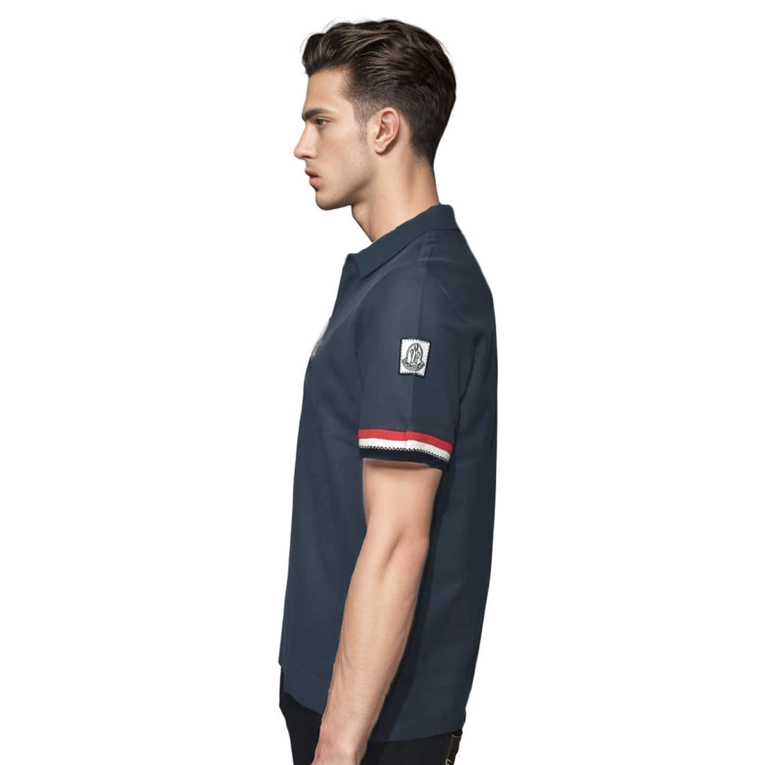 Moncler Blue Premium Quality Polo T-shirt-2