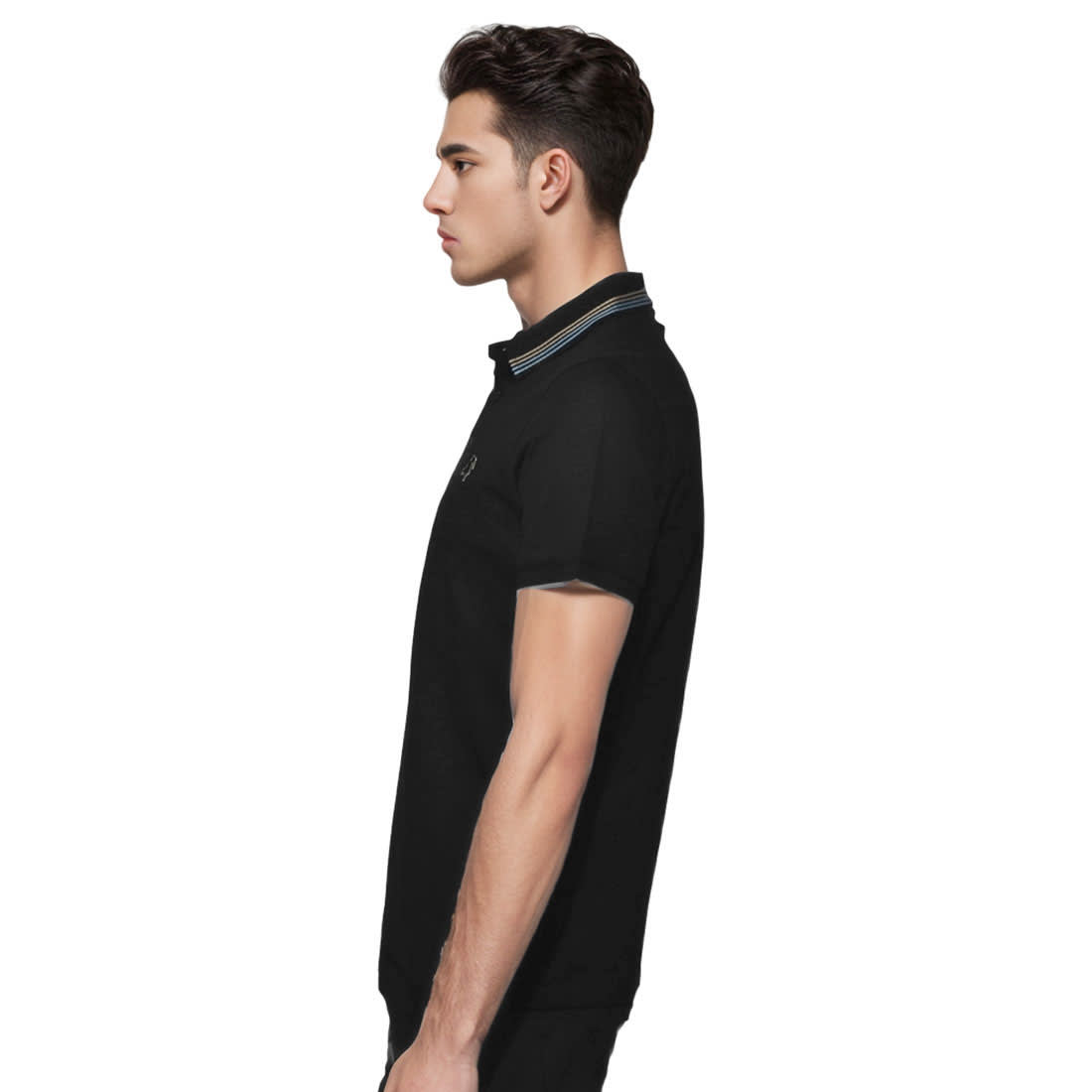 Burberry Black Premium Quality Polo Tees-2