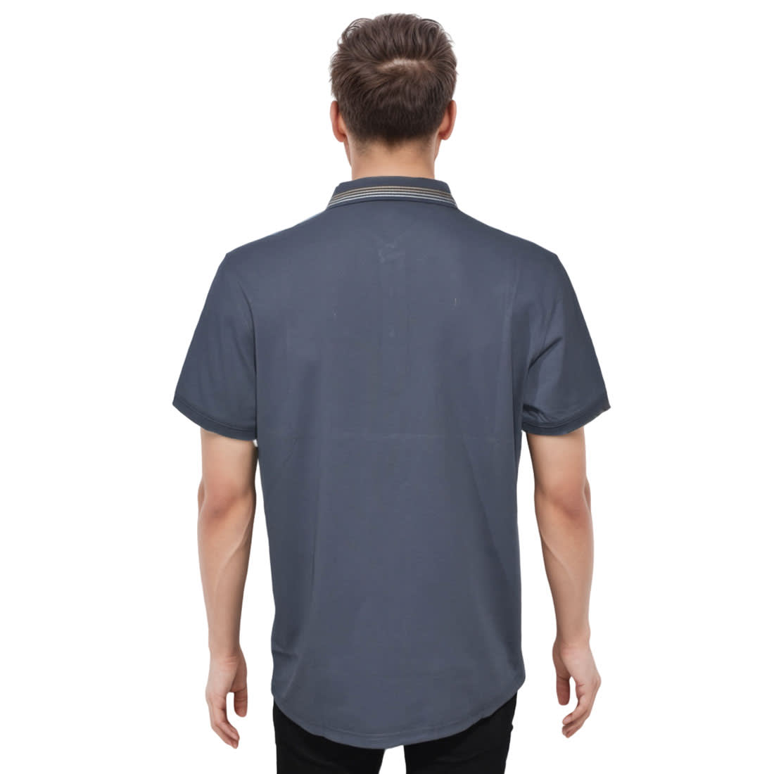 Burberry Light Blue Premium Quality Polo Tees-1