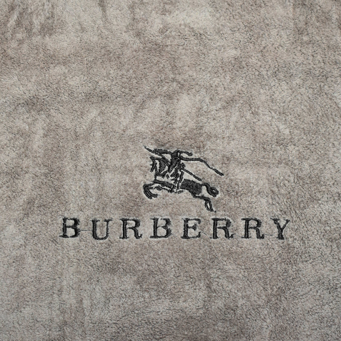 Burberry Embroidery Logo Light Brown Premium Towels - Set of 2-1