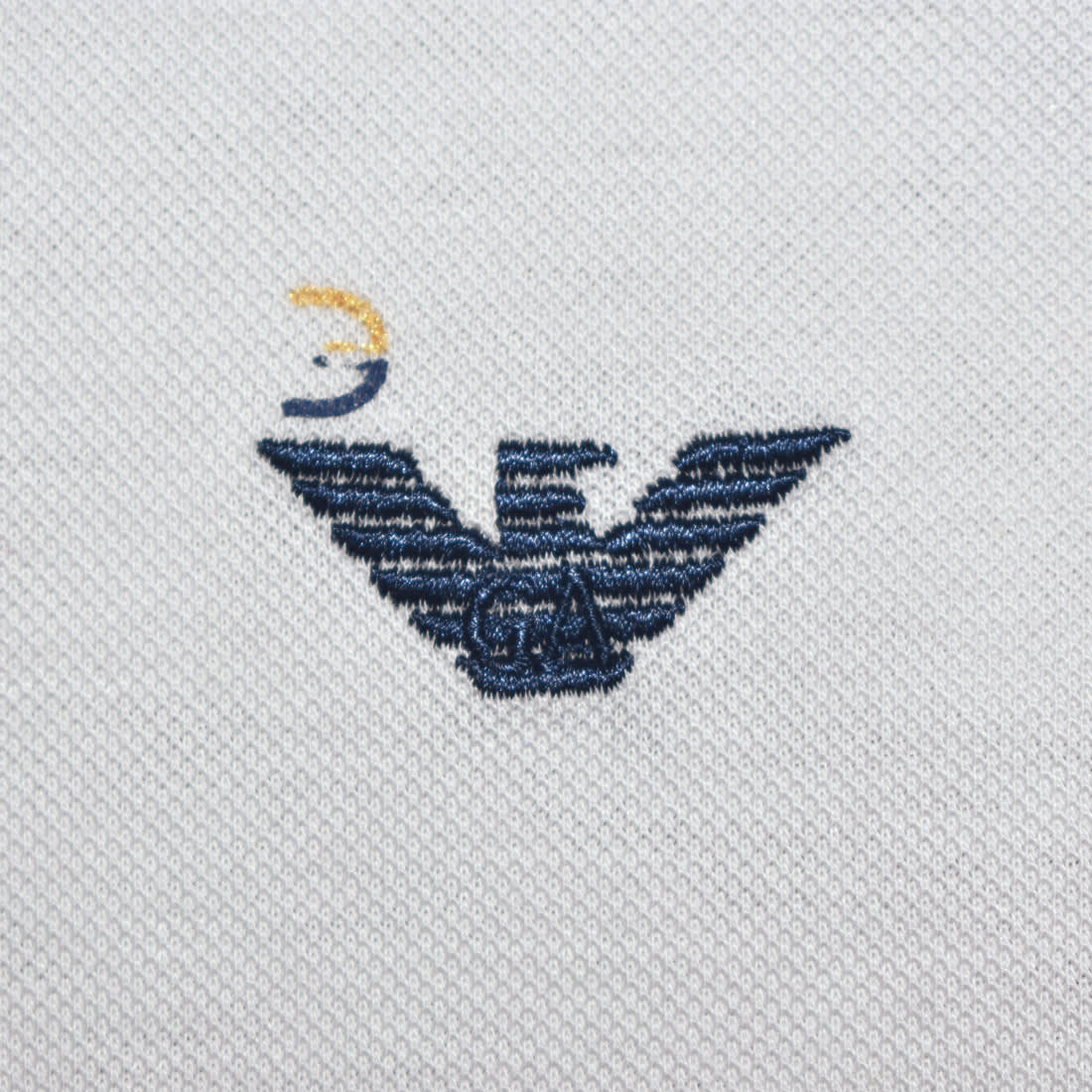 Giorgio Armani White Premium Quality Polo Tees-3