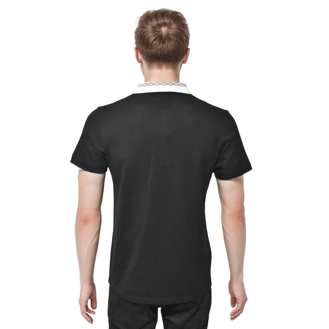 Gucci Black Premium Quality Polo Men's T-shirt-1