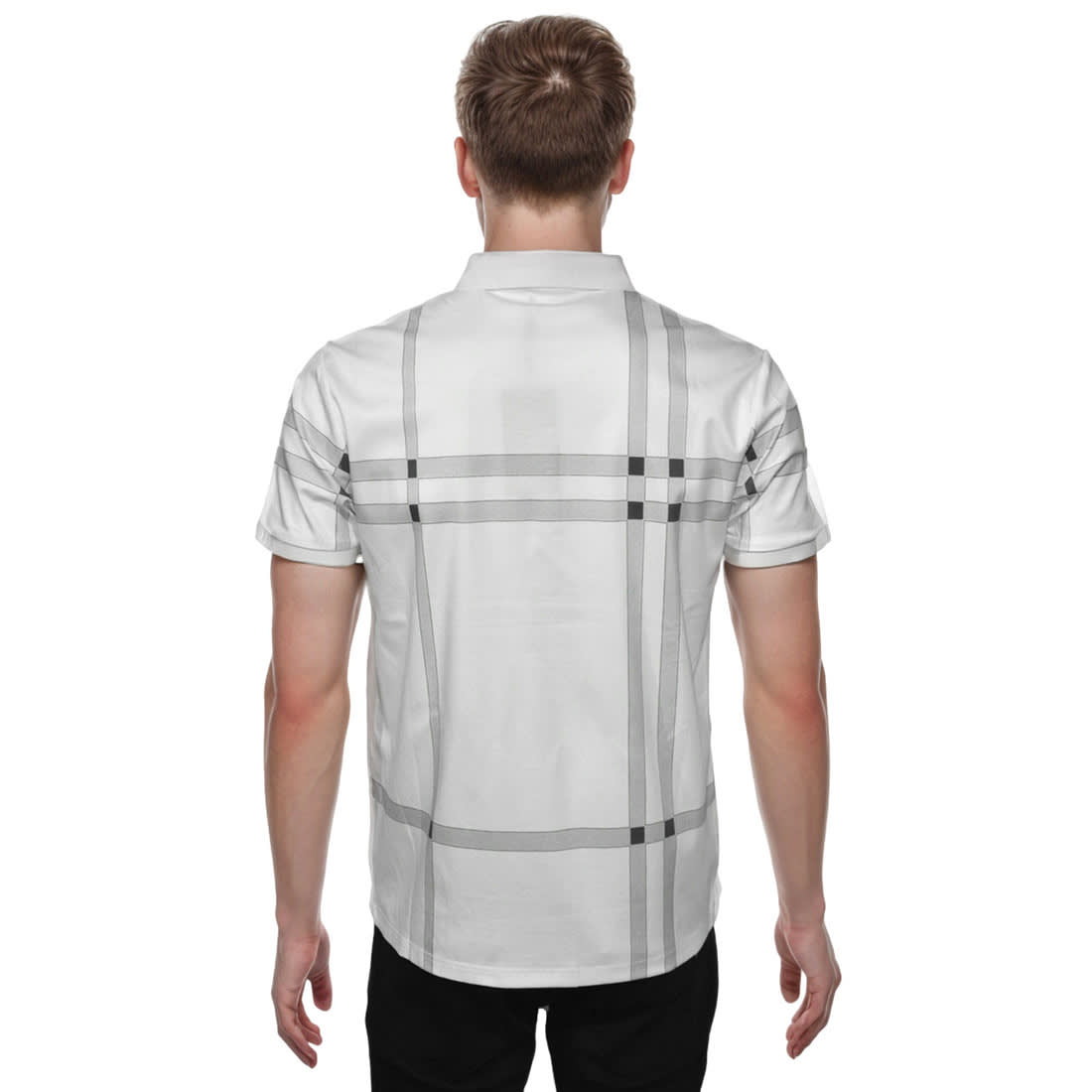 Burberry White Premium Quality Polo Tees-1