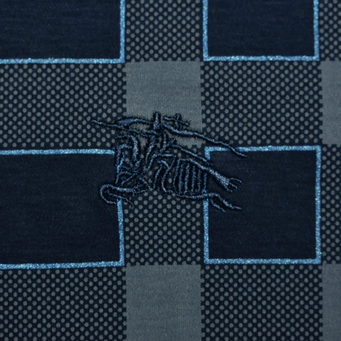 Burberry Navy Blue Premium Quality Polo Tees-3