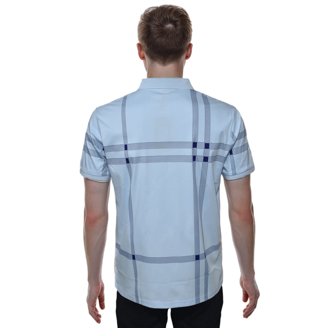 Burberry Sky Blue Premium Quality Polo Tees-1
