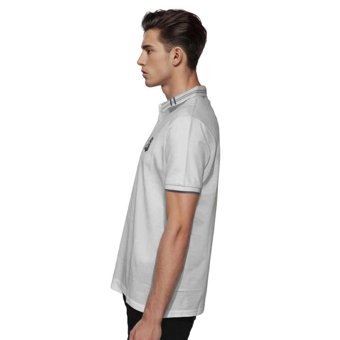 Burberry White Premium Quality Polo Tees-2