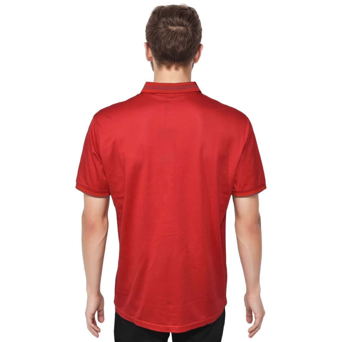 Burberry Red Premium Quality Polo Tees-1