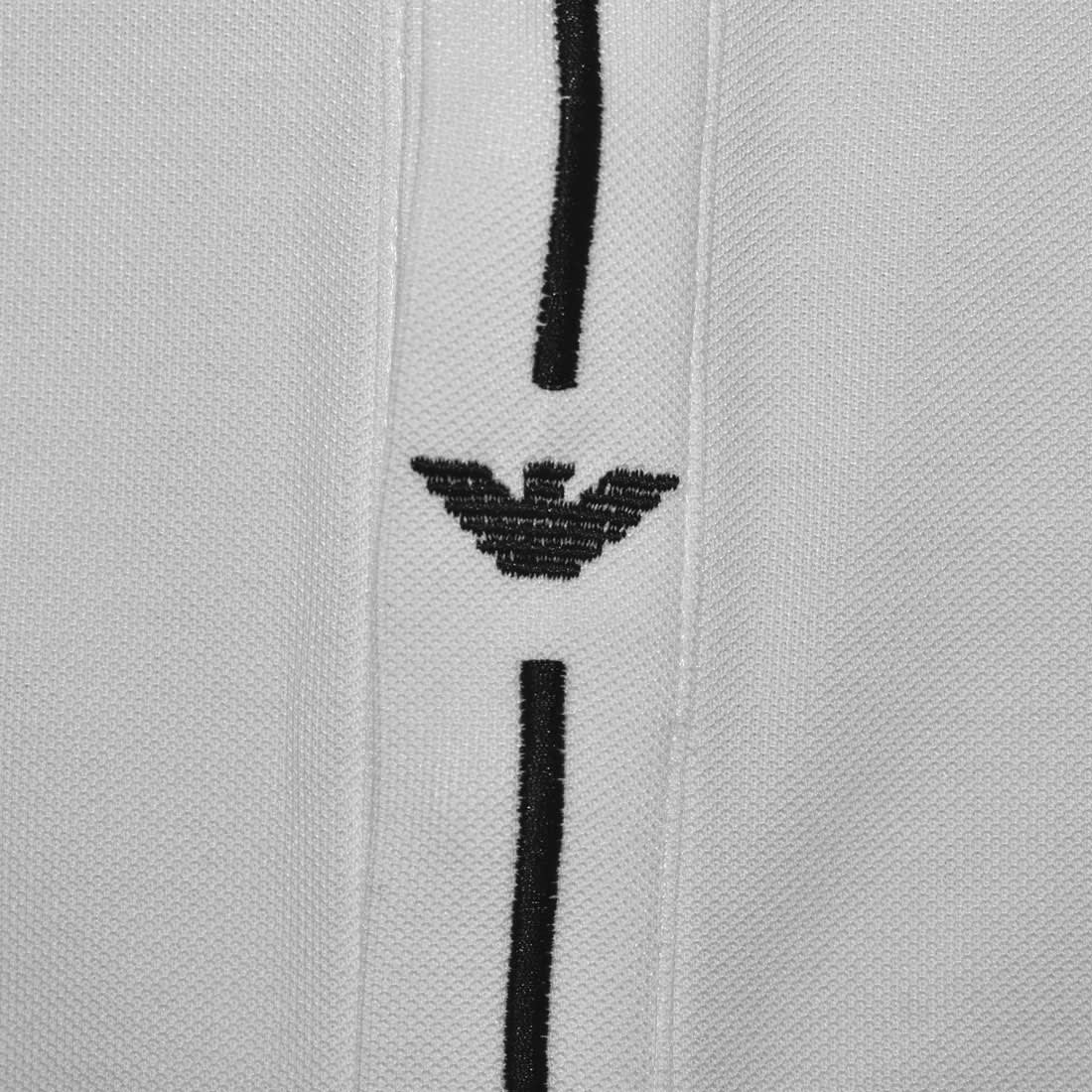Emporio Armani White Premium Quality Polo Tees-3