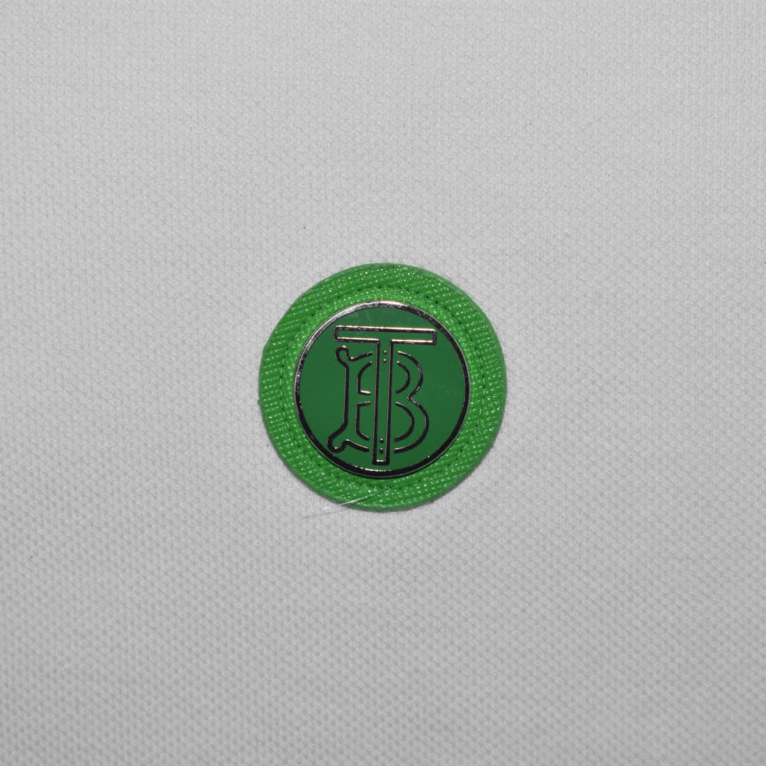 Burberry White Premium Quality Polo Tees-3