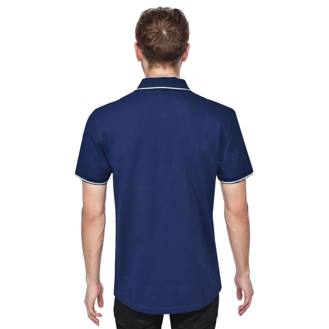 Burberry Blue Premium Quality Polo Tees-1