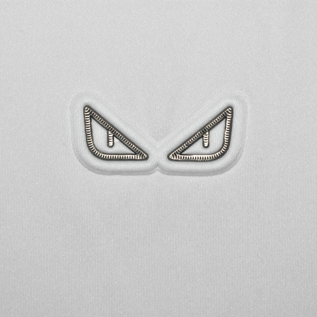 Fendi Embossed logo White Premium Polo T-shirt-3