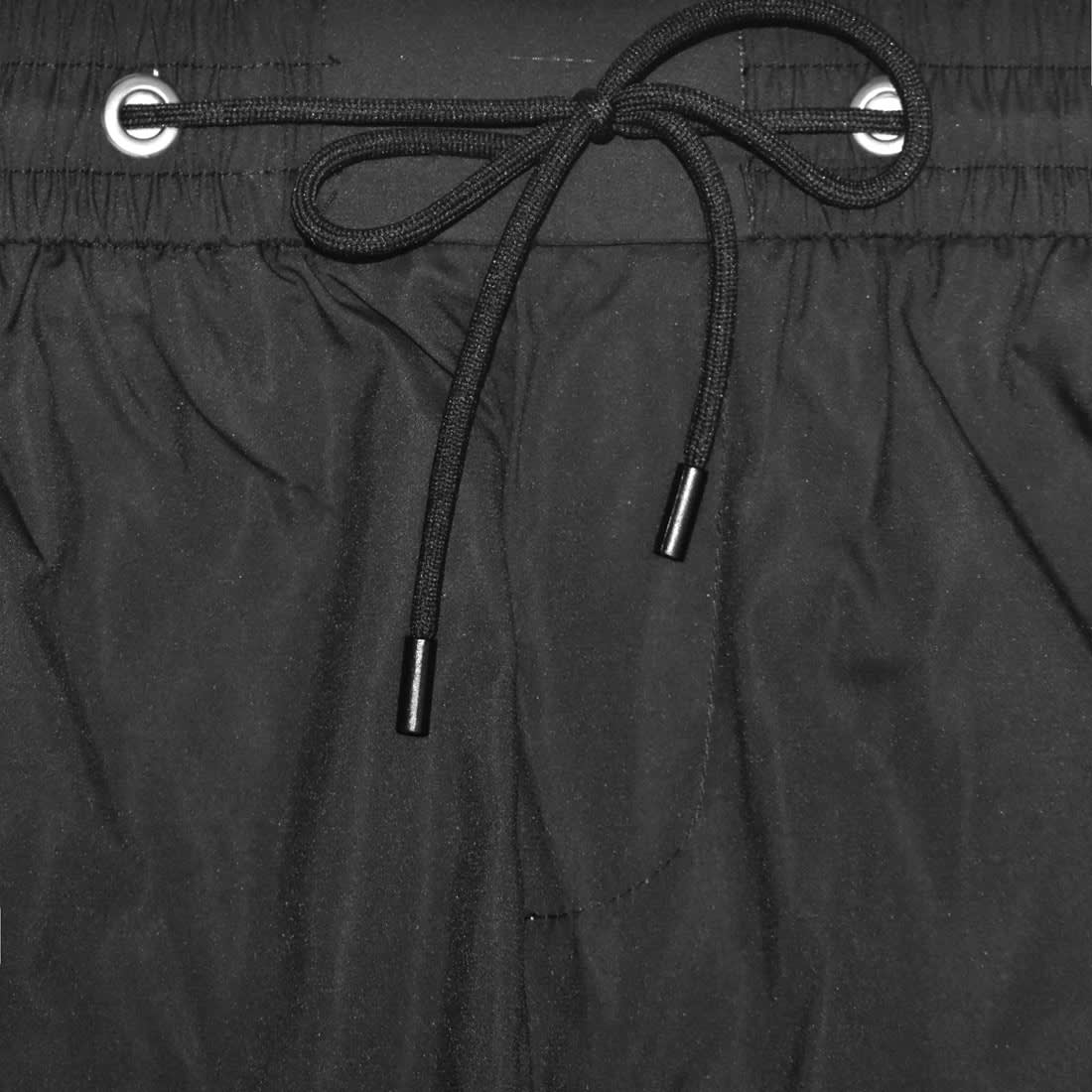 Burberry Black Check-panel Premium Shorts-3