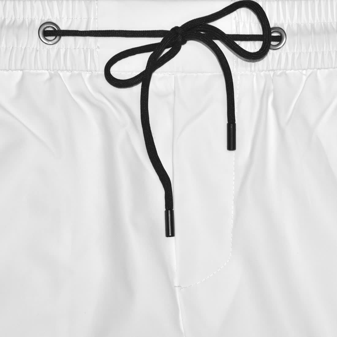 Burberry White Premium Quality Men's Shorts-3