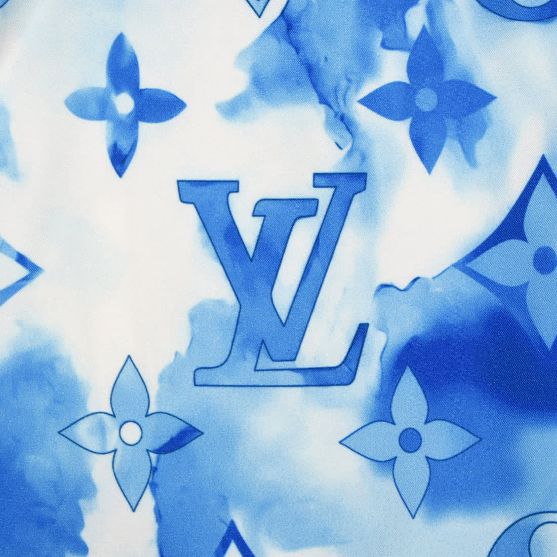 Louis Vuitton Blue & White Premium Quality Men's Shorts-2