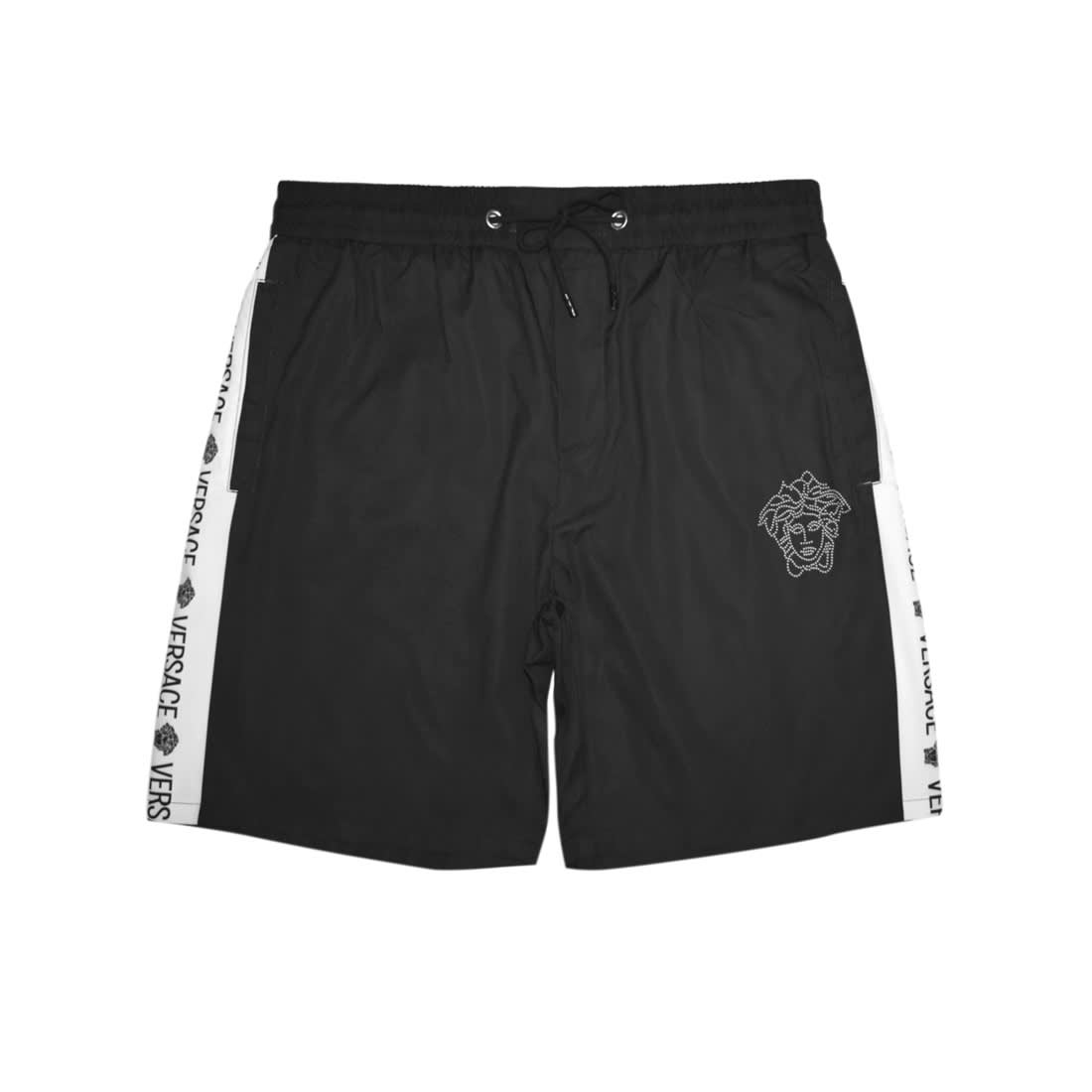 Versace Black & White Premium Quality Men's Shorts-0