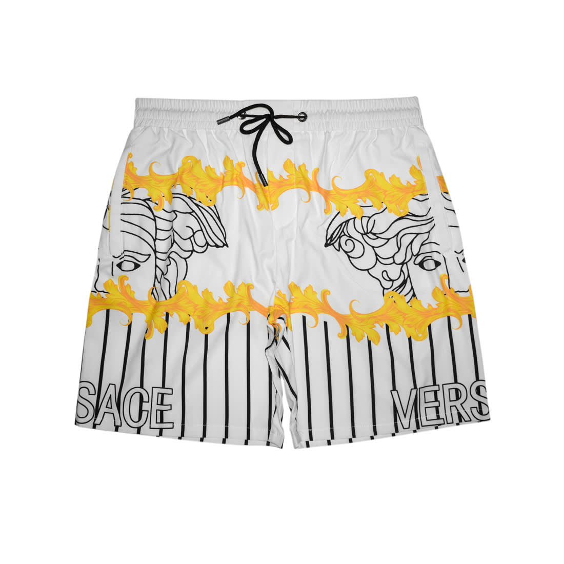 Versace White Premium Quality Men's Shorts-0