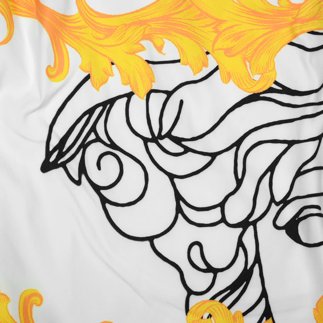 Versace White Premium Quality Men's Shorts-2