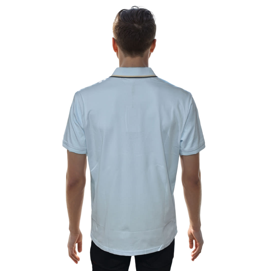 Emporio Armani logo Print Blue Premium T-shirt-1