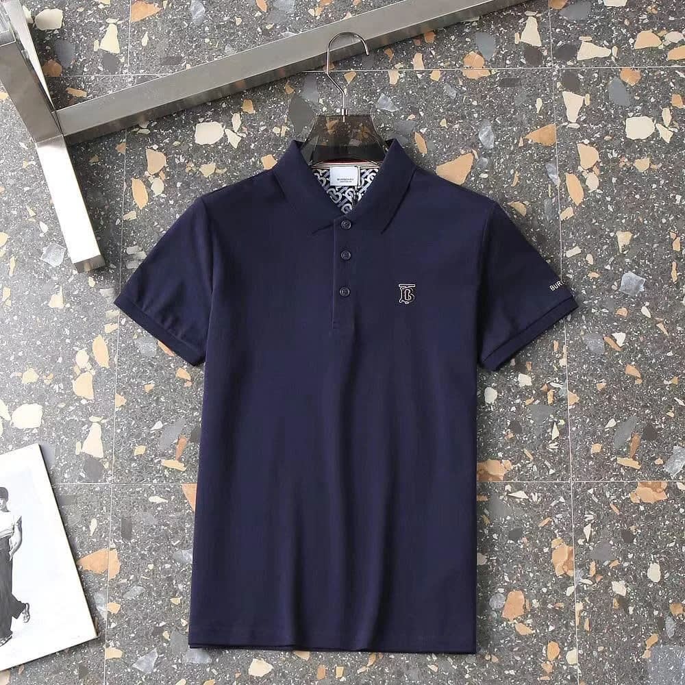 Burberry Black Premium Quality Polo T-shirt-0
