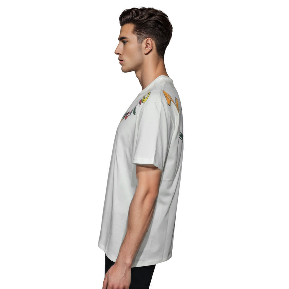 Louis Vuitton Monogram Print White Premium T-shirt-2