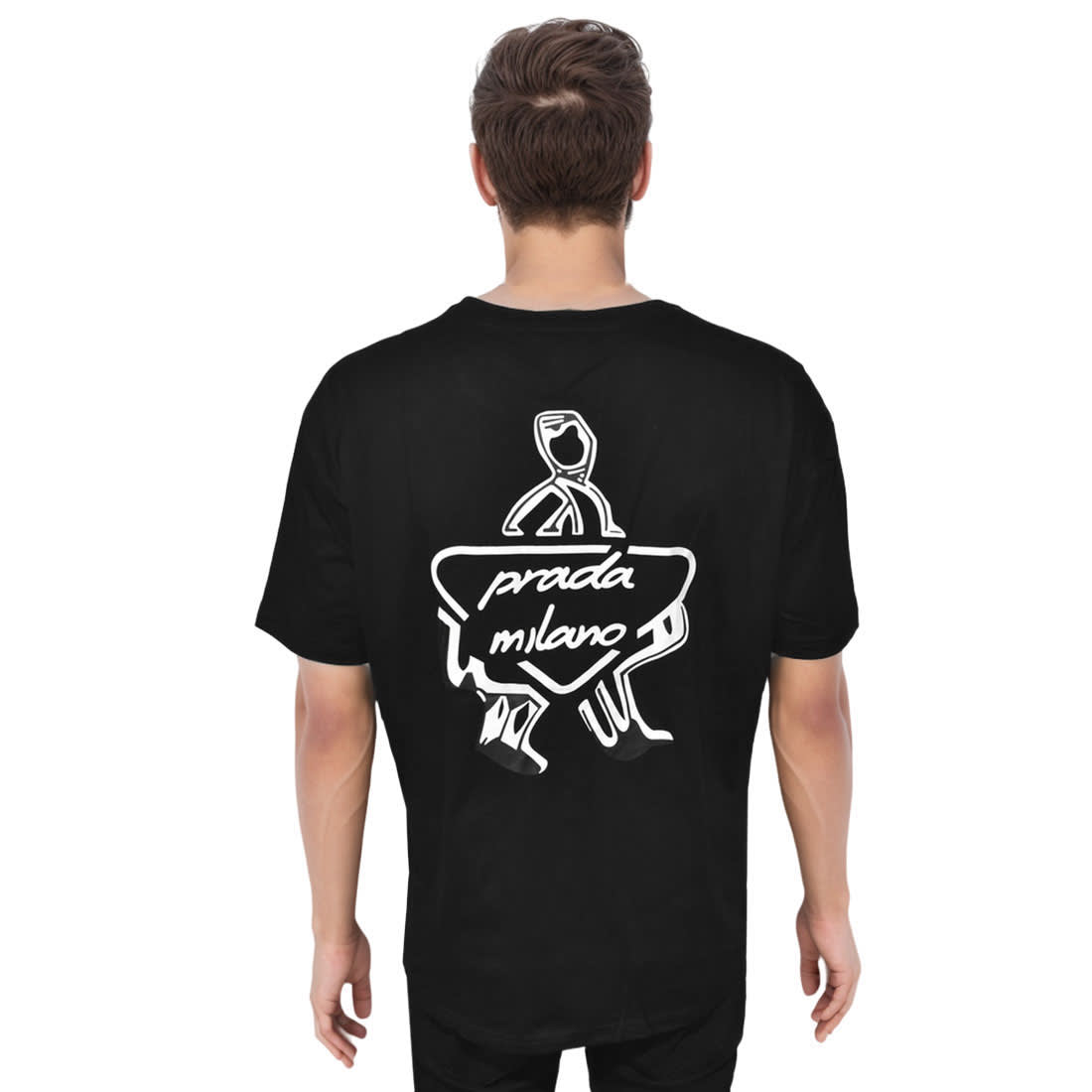 Prada Black Premium Quality T-shirt-1