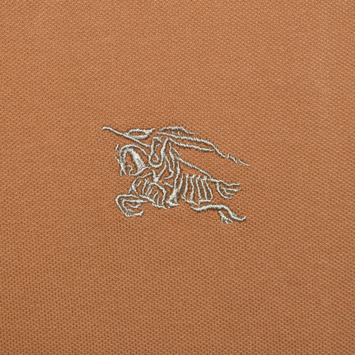 Burberry Embroidered logo Brown Luxury T-shirt-3