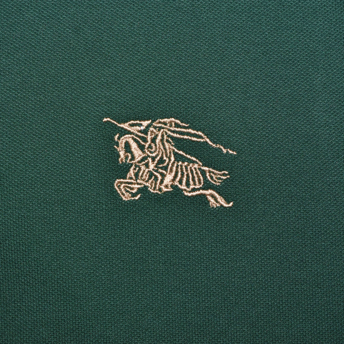 Burberry Embroidered logo Green Premium T-shirt-3