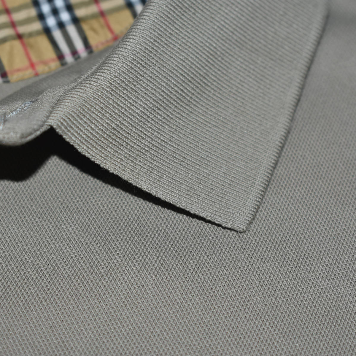 Burberry Embroidered logo Grey Premium T-shirt-4