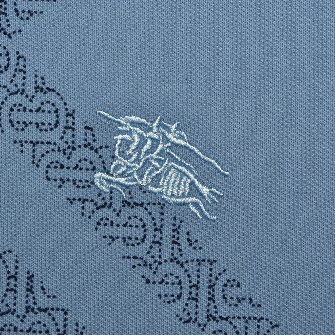 Burberry Printed Navy Blue Premium Luxury Polo T-shirt-3