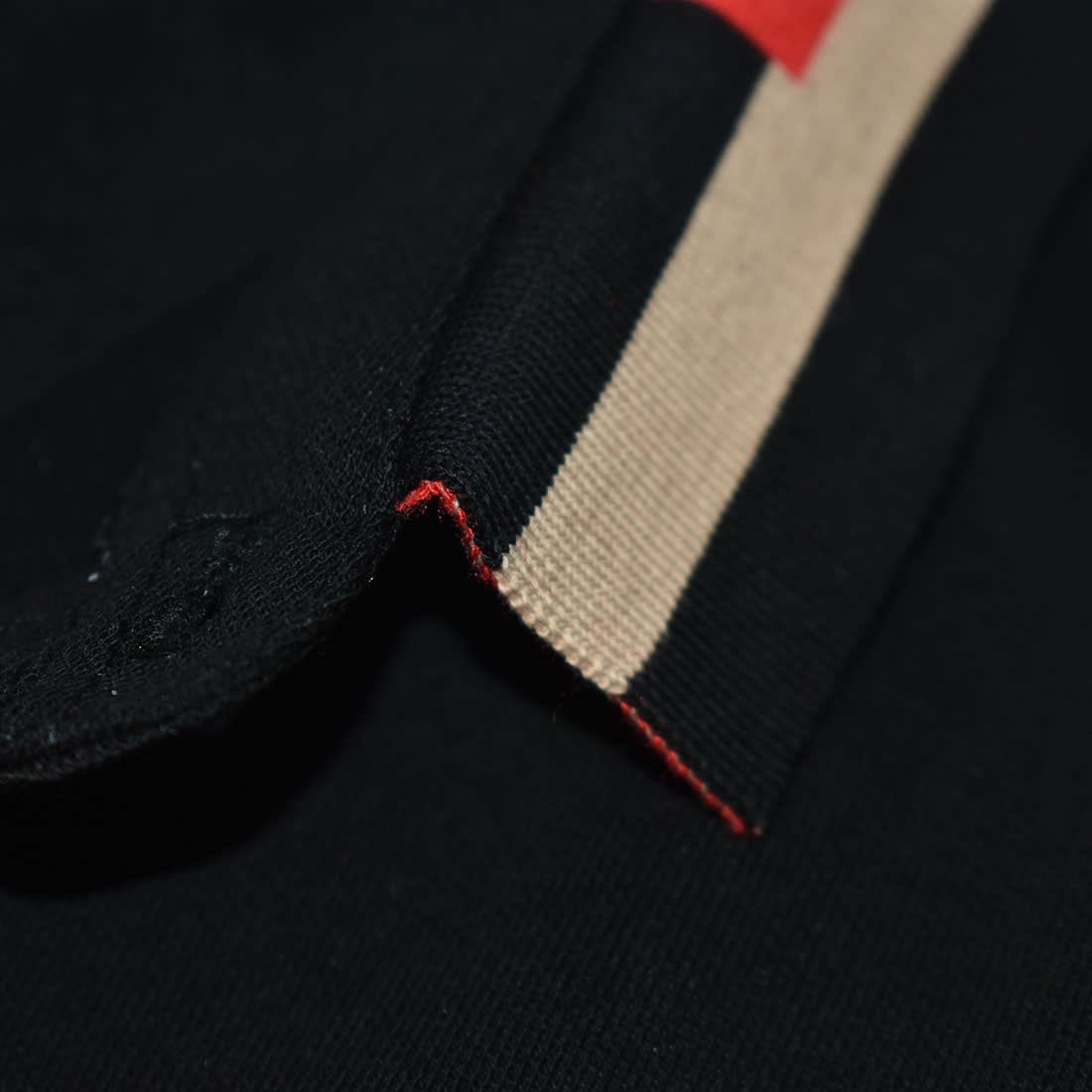 Burberry TB Embroidered Black Premium Luxury T-shirt-4