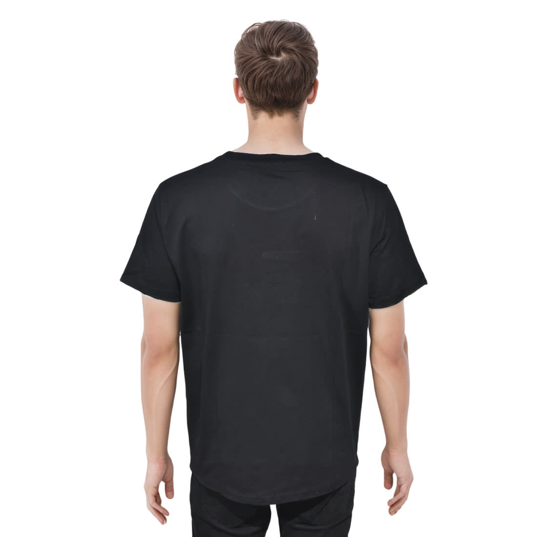 Fendi Brush logo Black Premium Cotton T-shirt-1