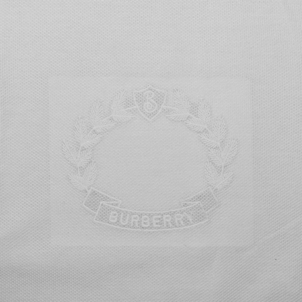 Burberry White Premium Quality Polo Luxury T-shirt-3
